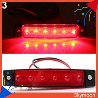 Skym* ไฟหรี่ LED 6 ดวง 12V สําหรับติดด้านข้างรถบรรทุก รถพ่วง 1 ชิ้น