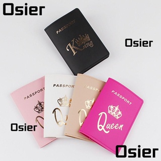 Osier1 กระเป๋าใส่หนังสือเดินทาง บัตรเครดิต หนัง PU แฟชั่น