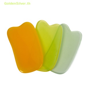 Goldensilver แผ่นกัวซาเรซิ่นธรรมชาติ สําหรับนวดใบหน้า และรอบดวงตา