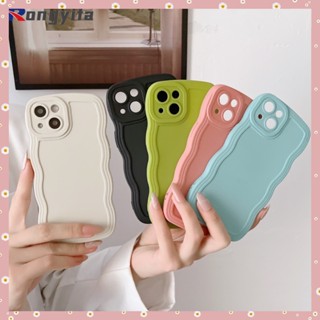 เคสโทรศัพท์มือถือ TPU นิ่ม แบบป้องกัน ปิดด้านหลัง ลายคลื่น สีแคนดี้ เรียบง่าย สําหรับ Honor 90 Pro 80 Pro 80 SE 80 GT 70 Pro