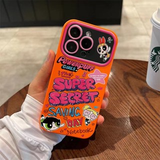 เคสโทรศัพท์มือถือ ซิลิโคนนิ่ม ลาย Powerpuff Girls สําหรับ Iphone 14promax 13pro 12 11 7p E5RB