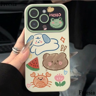 ใหม่ เคสโทรศัพท์มือถือนิ่ม ลาย Hello Puppy สําหรับ Apple Iphone 14promax 13pro 12 11 7p U6NX