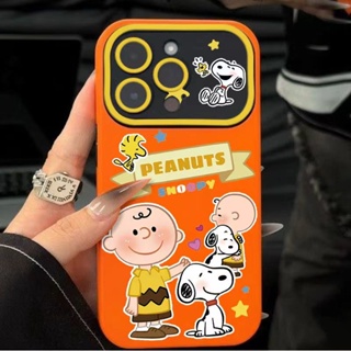 เคสโทรศัพท์มือถือ แบบนิ่ม ลายสนูปปี้ สําหรับ Apple Iphone 14promax 13pro 12 11 7p PQAY