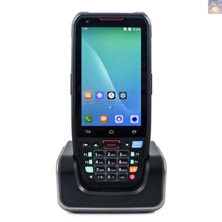 พร้อมส่ง เครื่องสแกนบาร์โค้ด POS Android 10.0 PDA 1D 2D QR พร้อมฐานชาร์จ รองรับ 2 3 4G WiFi BT พร้อมหน้าจอสัมผัส 4.0 นิ้ว สําหรับซูเปอร์มาร์เก็ต Restaura