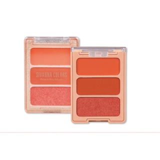 ♦️ของแท้·ส่งด่วน·ถูก♦️Sivanna Peach Pro Blush #HF6030 : ซิวานน่า พีช โปร บลัช x 1 ชิ้น   dayse