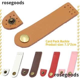 Rosegoods1 หัวเข็มขัดหนัง แฮนด์เมด DIY อุปกรณ์เสริม สําหรับกระเป๋า