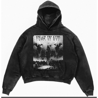 เสื้อกันหนาว มีฮู้ด ลาย FEAR OF GOD แฟชั่นคู่รัก สไตล์คลาสสิก 2023