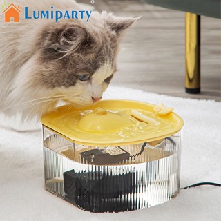 Lumiparty เครื่องจ่ายน้ําดื่มอัตโนมัติ รูปปลาวาฬ เสียงเงียบ ขนาดเล็ก กลาง ใหญ่ สําหรับสัตว์เลี้ยง สุนัข