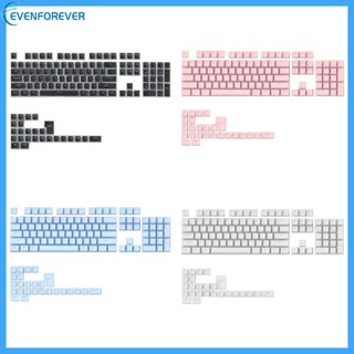 Ev ชุดปุ่มกดคีย์บอร์ด PBT 130 คีย์ สําหรับคีย์บอร์ด Mechanical OEM Profile