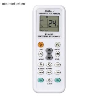 Rten Universal K-1028E รีโมตควบคุมเครื่องปรับอากาศ ใช้พลังงานต่ํา 1000 In 1 LCD A/C