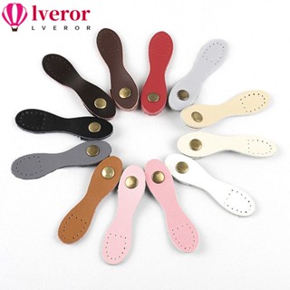 Lveror ตะขอเกี่ยวกระเป๋าสตางค์ หนัง แฮนด์เมด DIY อุปกรณ์เสริม