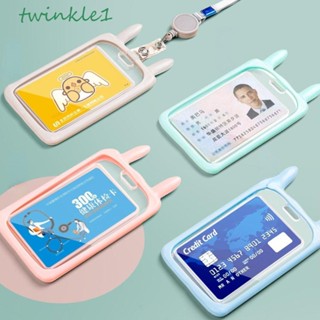 Twinkle1 เคสใส ลายการ์ตูน กันน้ํา สําหรับใส่บัตรเครดิต บัตรธนาคาร บัตรประจําตัวนักเรียน