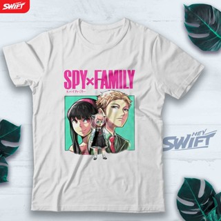 YF41 เสื้อยืด พิมพ์ลายอนิเมะ Spy X Family Forger Family สไตล์วินเทจ สําหรับครอบครัว