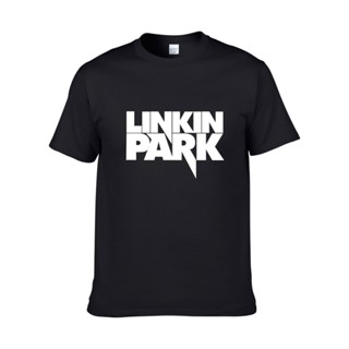 เสื้อยืดแขนสั้นเสื้อวินเทจชาย - ผู้ชายเสื้อยืด Linkin park แขนสั้นเสื้อยืดนาทีถึงเที่ยงคืนพิมพ์ผ้าฝ้ายฮิปฮอปเสื้อยS-5XL