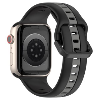 สายนาฬิกาข้อมือซิลิโคน แบบยืดหยุ่น สําหรับ iwatch Band 44 มม. 40 มม. 45 มม. 41 มม. 49 มม. iwatch Ultra series 7 se 3 5 6