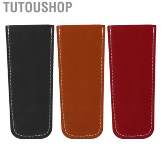 Tutoushop PU Leather Pan Handle Sleeve Easy Installation Pan Handle Cover for Frying Pan