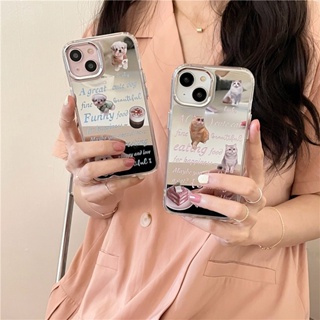 เคสป้องกันโทรศัพท์มือถือซิลิโคน ลายสุนัข แมวน่ารัก กันกระแทก สําหรับ Apple Iphone 14 13ProMax 12 13pro 11 14pro