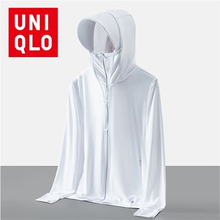 Uniqlo เสื้อแจ็กเก็ต กันแดด ป้องกันรังสียูวี UPF50 + กันแดด ระบายอากาศ ใส่สบาย ถอดออกได้ สําหรับผู้หญิง