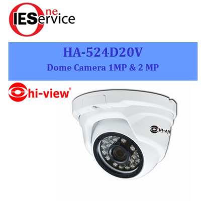 HI-VIEW HA-524D20V Dome Camera 1MP & 2 MP