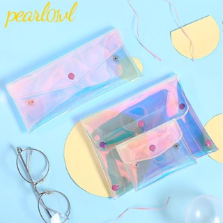 Pearl01 กระเป๋าใส่เหรียญ แบบใส แฟชั่นใหม่ กระเป๋าใส่เหรียญ กระเป๋าดินสอ กระเป๋าเครื่องสําอาง