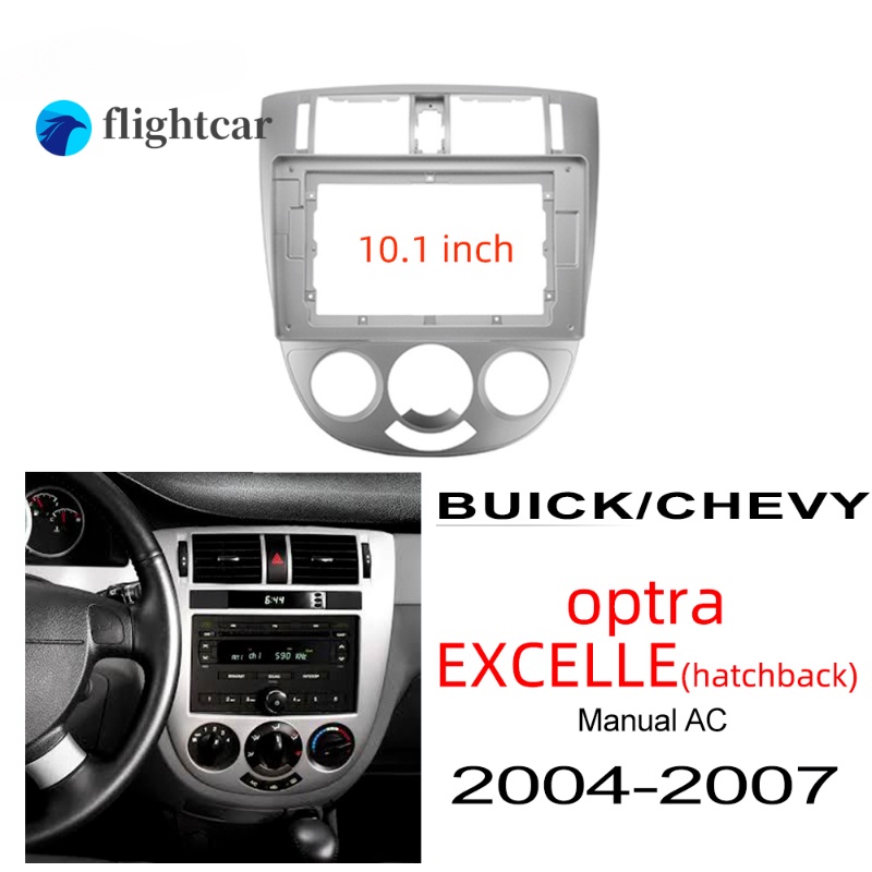 แผงเครื่องบินสเตอริโอรถยนต์ 2din พร้อมสายพาวเวอร์ สําหรับ BUICK EXCELLE Hatchback CHEVY Optra 2004-2007 10.1 นิ้ว Android Head Unit Fascia Radio Frame