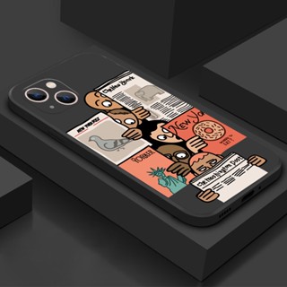 เคสซิลิโคนนิ่ม ลายการ์ตูน สําหรับ iPhone 14 Pro Plus Max 13 12 11 mini Pro Max XS XR X 7 8 SE 6 6S mini Pro