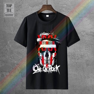 QGT-shirt  เสื้อยืดแขนสั้น คอกลม ผ้าฝ้าย 100% พิมพ์ลายกราฟฟิค One Ok Rock แฟชั่นสําหรับผู้ชาย LHZYS-5XL