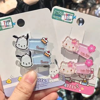 Sanrio กิ๊บติดผมหน้าม้า ด้านข้าง เครื่องประดับผม สําหรับเด็กนักเรียน