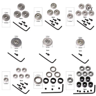 Nex ชุดอุปกรณ์เสริมแบริ่งเหล็ก ทนทาน สําหรับหัวกัดมิลลิ่ง และก้านตัดงานไม้