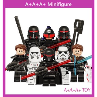 Wm ของเล่นบล็อกตัวต่อฟิกเกอร์ Luke Mandalorian Obi-wan Anakin Star The Clone Trooper Space Wars ขนาดเล็ก สําหรับเด็ก KT1066