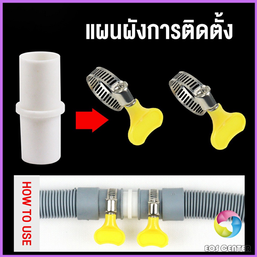 Eos เข็มขัดรัดท่อ แคลมป์รัดสายยาง แหวนรัดท่อ มีหลายขนาด รูปที่ 7