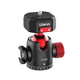 Ulanzi U-100 Claw Quick Release Ball Head หัวบอล สำหรับต่อกับ ขาตั้งกล้อง มาพร้อมระบบ Quick Release Claw