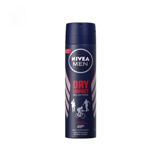 Nivea นีเวีย เมน ดีโอ ดราย อิมแพค สเปรย์ 150 มล.