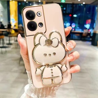 เคสโทรศัพท์มือถือแบบนิ่ม TPU ลายกระต่าย 2 สีชมพู สําหรับ Samsung A11 A12 A21 A31 A32 A51 A52 A71 A72 A81 A91 A10 A10S A20 A30 A20S A50 A30S A70 A70S A80 A90