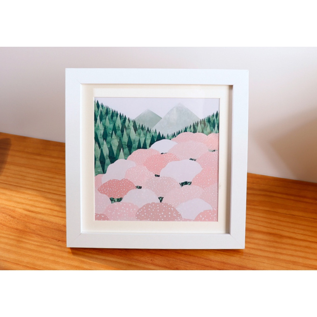 กรอบรูป 9ช่อง กรอบรูปช่องเดียว กรอบรูปMDF มี2สี ขาว ดำ ไซส์ 8 10 12 15นิ้ว - รูปที่ 3