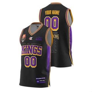 เสื้อกีฬาแขนสั้น ลายทีมชาติฟุตบอล Sydney Kings 22 23 Finals Champion