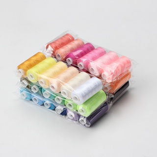 ด้ายโพลีเอสเตอร์ 6 แกน 402 สี สําหรับเย็บผ้า DIY 6 ชิ้น ต่อชุด