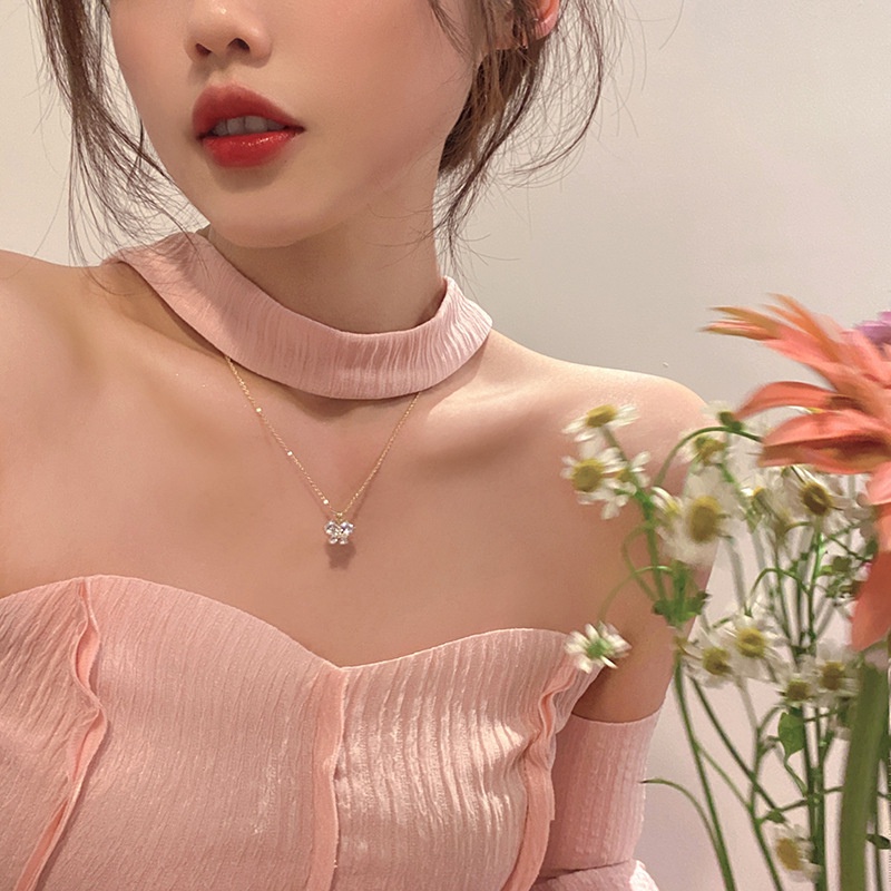 🌙ส่งไวใน3วัน🌙เครื่องประดับ ประดับเพชร โบว์ สร้อยคอรูปผีเสื้อ ปรับได้ ของขวัญสําหรับผู้หญิง สไตล์เกาหลี N151