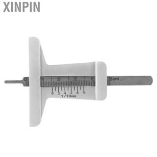 Xinpin Tire Depth Gauge  Stainless Steel Portable Stable Wide Application High Precision Lightweight Tread Depth Gauge Measuring Tool  for Motorcycle