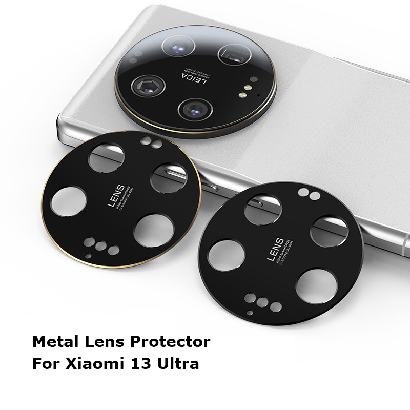 สําหรับ Xiaomi 14 13 12s Ultra Luxury กล ้ องชุบโลหะอลูมิเนียม Anti-Scratch ฝาครอบป ้ องกันแหวน Guard Protector