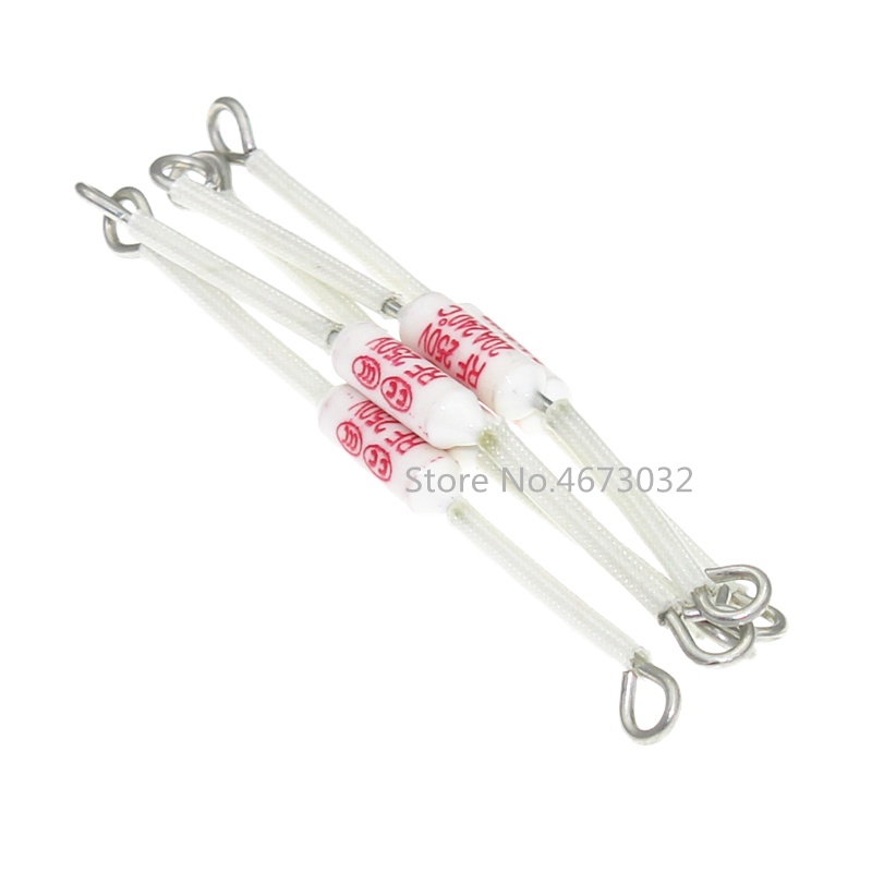 ฟิวส์เซรามิค 250V 10A 130C 155C 165C 185C 15A 20A 185C 20A 216C 240C สําหรับหม้อหุงข้าว 5 ชิ้น