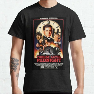 【ใหม่】เสื้อยืด พิมพ์ลาย Threat Level Midnight สไตล์คลาสสิกS-5XL