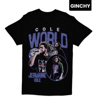 【ใหม่】J COLE Bootleg Style by GINCHY "Cole World" Vintage Vibe