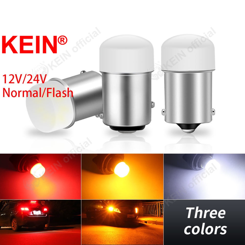 Kein 2PCS DC24V แฟลช 1156 1157 BA15S P21W BAY15D P21/5W 9SMD 3014 LED สโตรบ รถบรรทุก เบรก/ท้าย/หมอก/ถอย/เลี้ยว มอเตอร์ไซค์