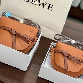 Loewe กระเป๋าสะพายไหล่ สะพายข้าง หนังวัว ขนาดใหญ่ สําหรับผู้หญิง