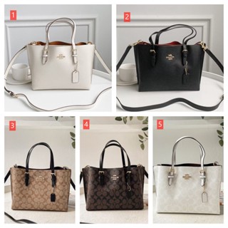 COACH c4250 c4086 c4085 c4084 mollie Tote 25กระเป๋าโท้ทขนาดกลาง/แบบพกพา/ความจุขนาดใหญ่/แฟชั่นพร็อพ/กระเป๋าสะพายผู้หญิง