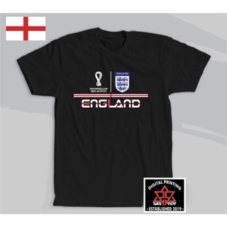 #ถูกสุด เสื้อยืด ลาย ENGLAND Qatar 2023