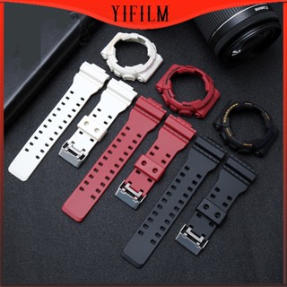 Yifilm สายนาฬิกาข้อมือยาง อุปกรณ์เสริม สําหรับ G-SHOCK GA-110 GA100 GA-140 GA120 GA150 GA200 GAX-100 GA300 GD-120 GA-110 GD-100 GLS-100 GLS-110