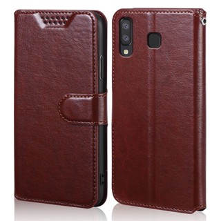 เคสโทรศัพท์หนัง PU ฝาพับ พร้อมช่องใส่บัตร สําหรับ Samsung Galaxy A8 Star A9 Star SM-G885F G8850 G885Y