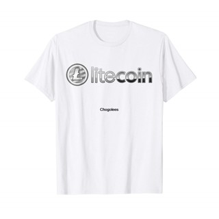 เสื้อยืด ลายบล็อกเชน LTC Cryptocurrency